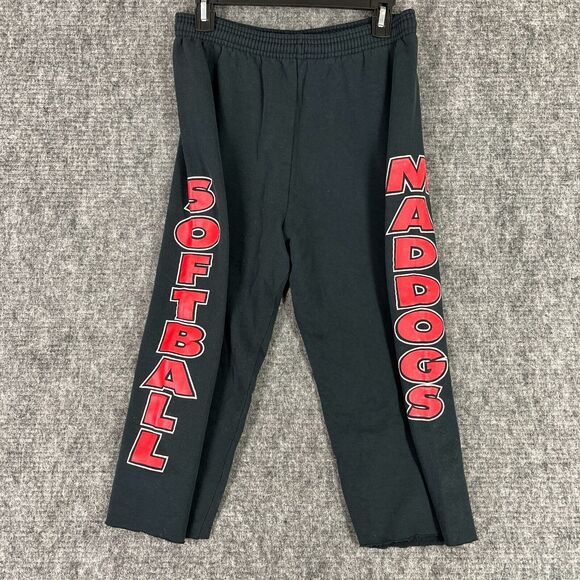 Jerzees Pants‎ Womens Large Vintage 1990s College Softball Maddogs USA made - Picture 1 of 11
